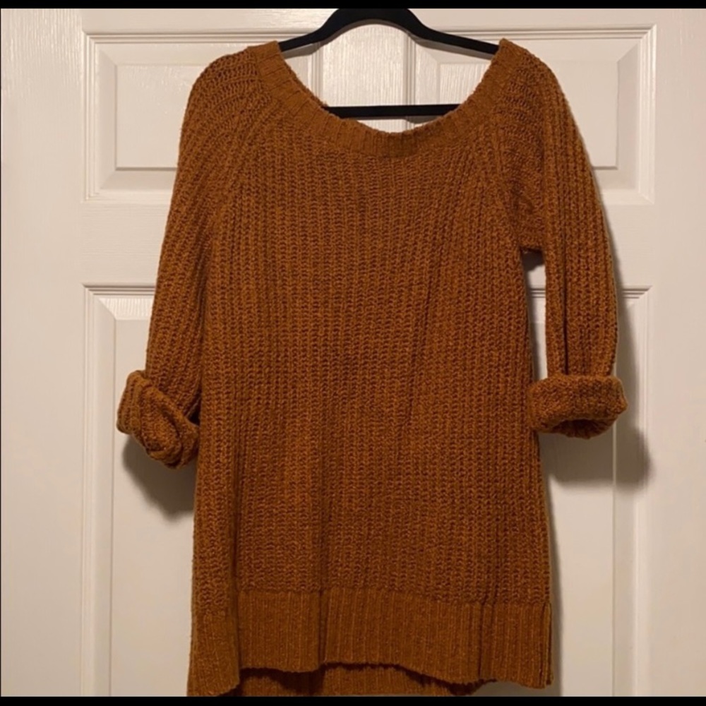 AE size Large Sweater, off the shoulder style